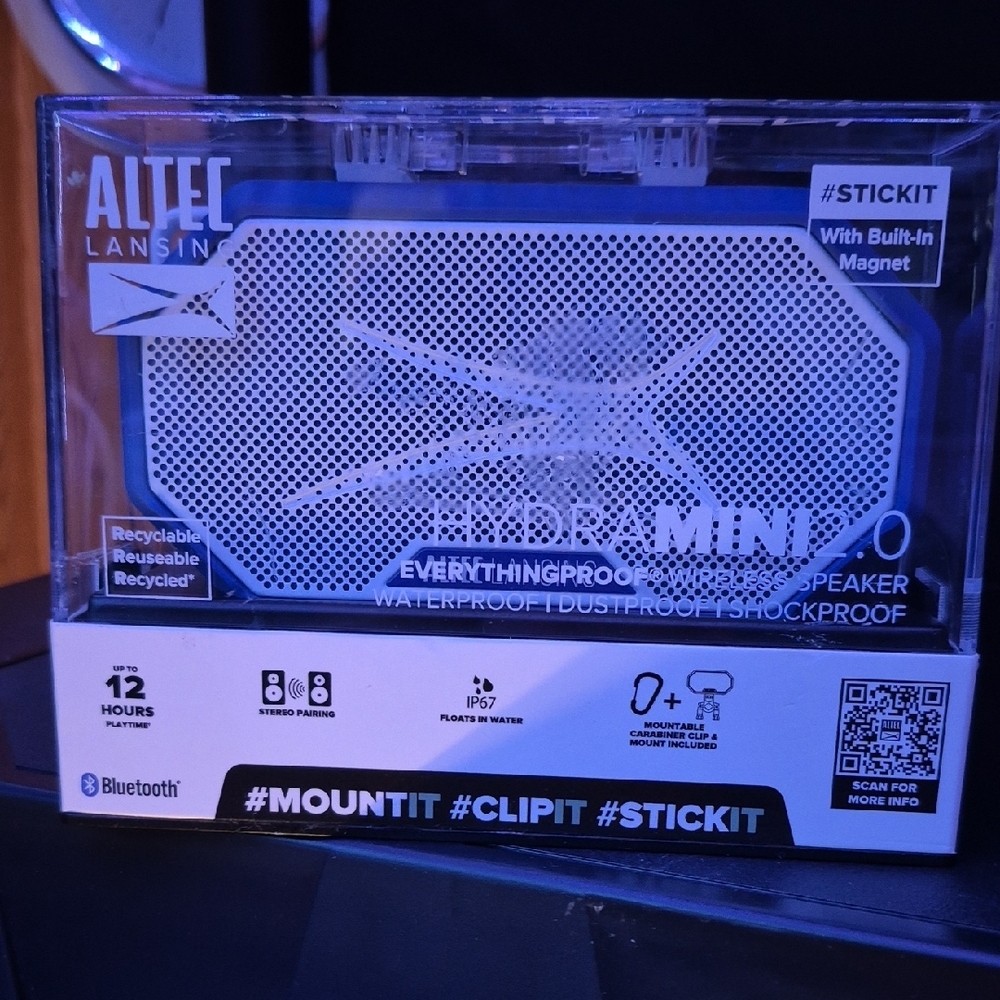 Altec Lansing Blue Mini H2O Portable Speaker